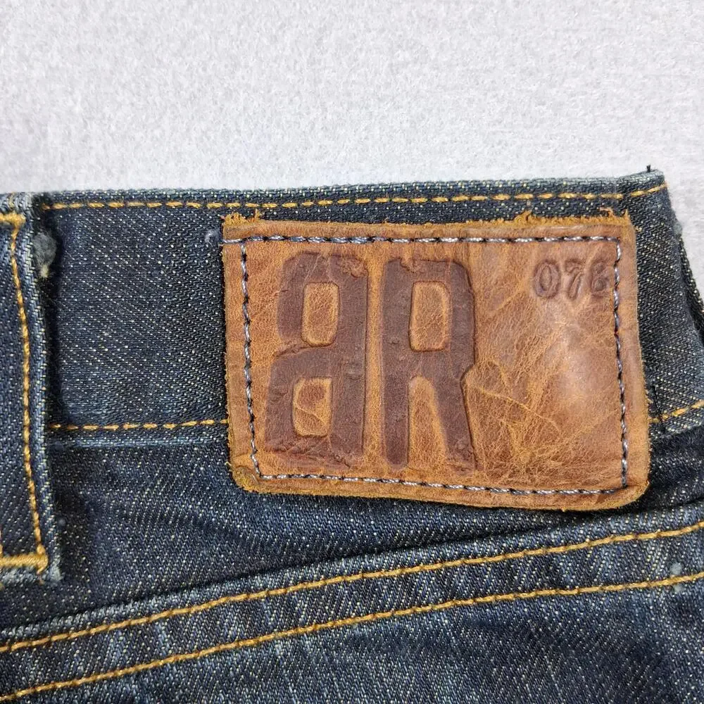 Banana Republic Relaxed Fit Jeans Mens 38x30 Blue Denim Straight Leg Dark Wash